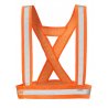 Bretelle ad alta visibilità arancione fluorescente