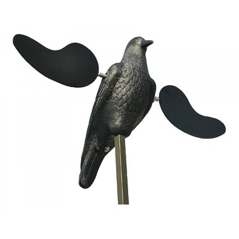Mojo Crow corvo ali ruotanti