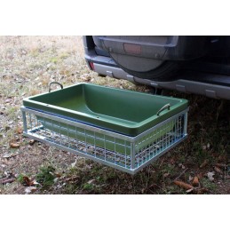 Contenitore porta selvaggina per gancio traino
