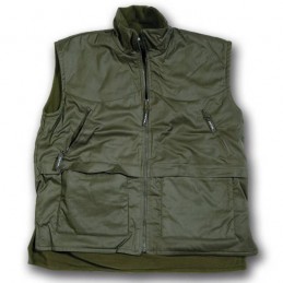Gilet Patton reversibile con interno in pile