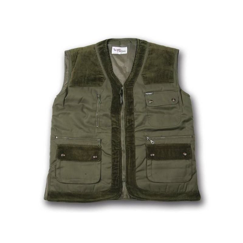 GIlet imbottito Patton con inserti in velluto GIlet imbottito Patton con inserti in velluto