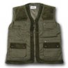 GIlet imbottito Patton con inserti in velluto