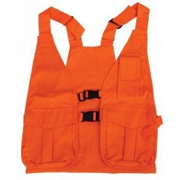 Trisacca Patton arancio fluorescente con bande