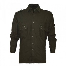 Camicia Blatex in cotone rip-stop verde Camicia Blatex in cotone rip-stop verde