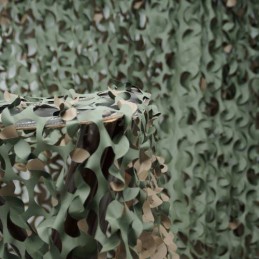 Rete mimetica camo verde marrone