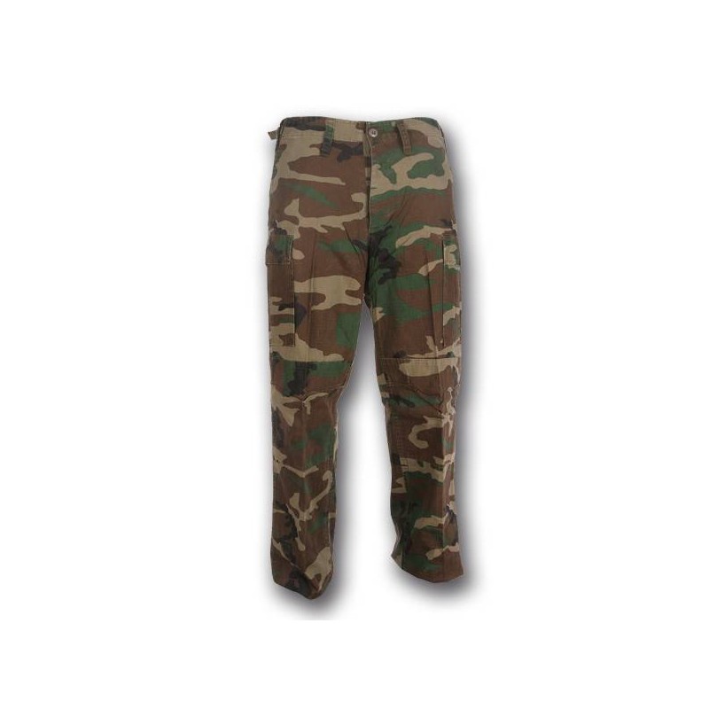 Pantaloni Patton in cotone rip stop mimetico americano stone