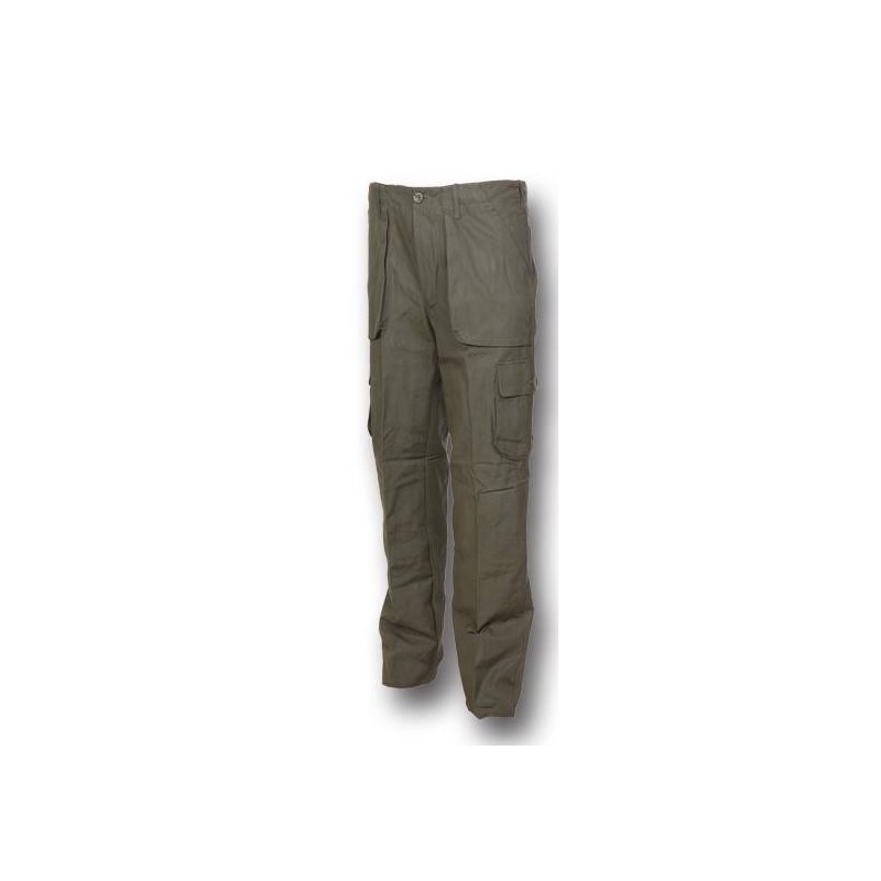 Pantaloni Patton sfoderati in canvas verde