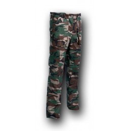 Pantaloni Patton sfoderati in canvas mimetico americano