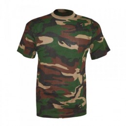 Maglietta T-shirt Patton in cotone mimetico americano