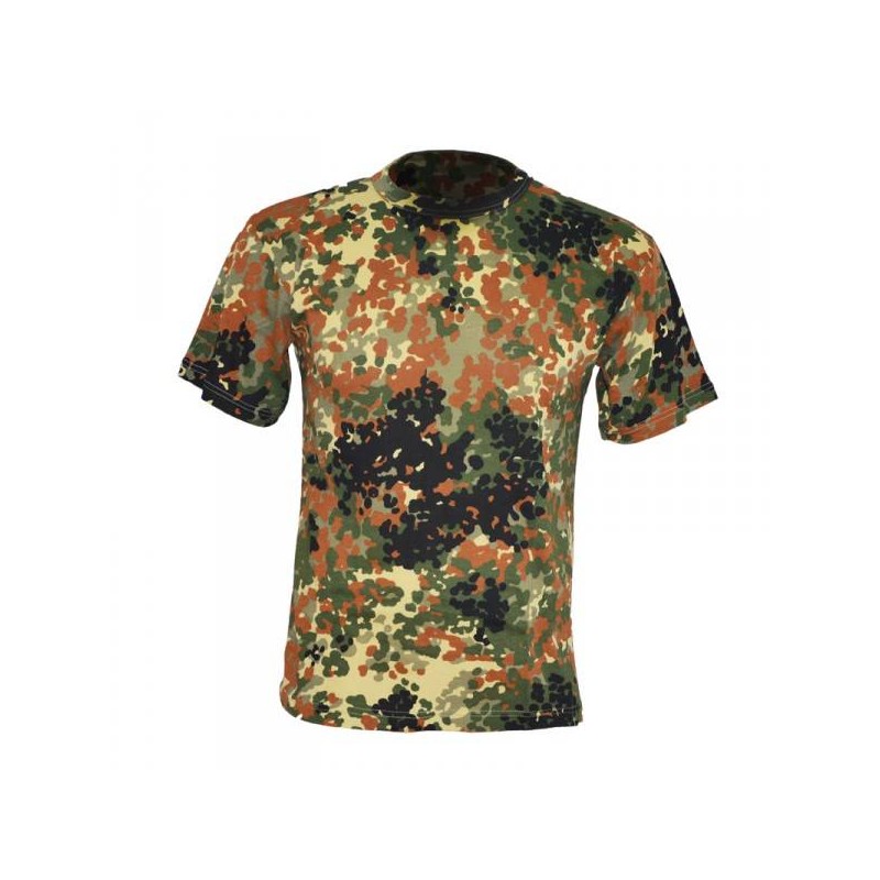 Maglietta T-shirt Patton in cotone mimetico Flektarn