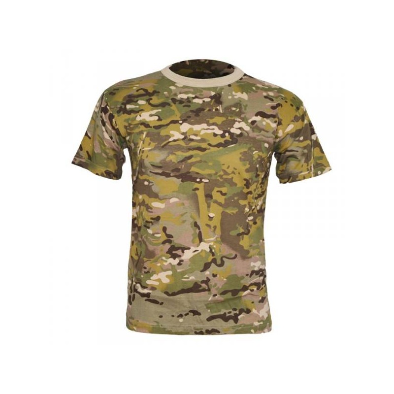 Maglietta T-shirt Patton in cotone mimetico multicolor Maglietta T-shirt Patton in cotone mimetico multicolor
