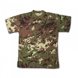 Maglietta T-shirt Patton in cotone mimetico Vegetal