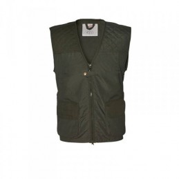 Gilet Patton in canvas con riporti anti strappo