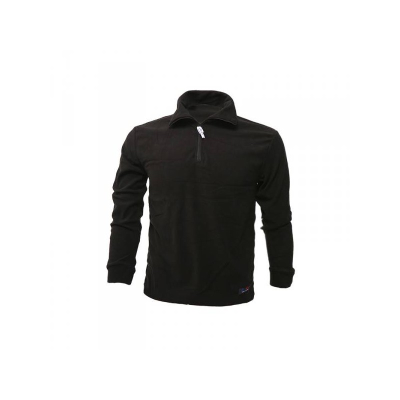 Lupetto Patton 1/2 zip micropile nero