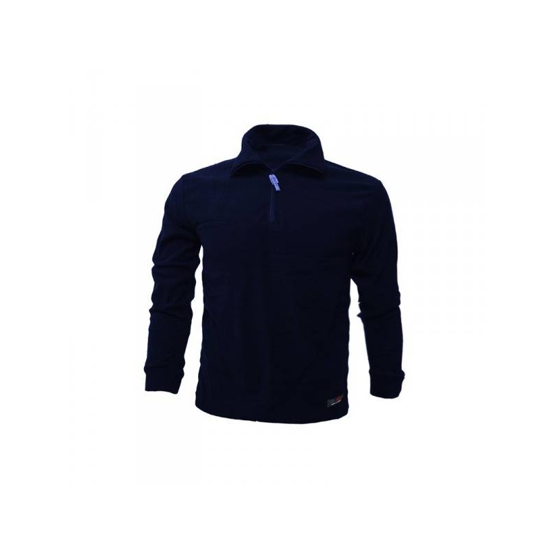 Lupetto Patton 1/2 zip micropile blu