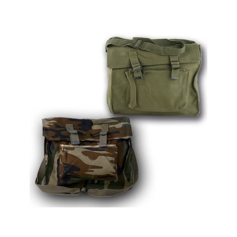 Borsa Patton in canvas tipo tedesco