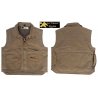 Gilet Wood in cotone cerato beige La Nuova Regina