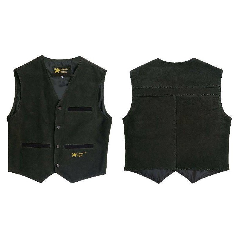 Gilet in pelle verde La Nuova Regina Gilet in pelle verde La Nuova Regina