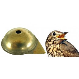 Richiamo per tordo in ottone tipo Genovese