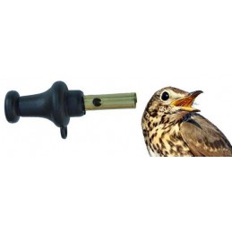 Richiamo tordo in ottone con bocchino