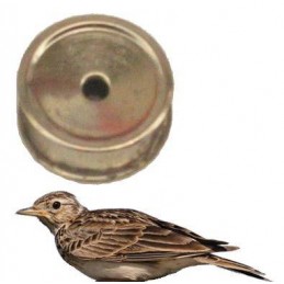 Richiamo per allodola in ottone nichelato N° 3 - DIAM 17 MM