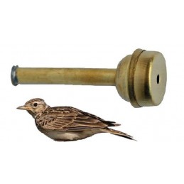 Richiamo per allodola in ottone ad imbuto