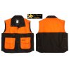 GILET ad alta visibilità WOOD La Nuova Regina COTONE CERATO Verde e Arancio
