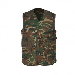 Gilet taglie forti con cartuccera woodland Patton
