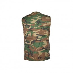 Gilet taglie forti con cartuccera woodland Patton