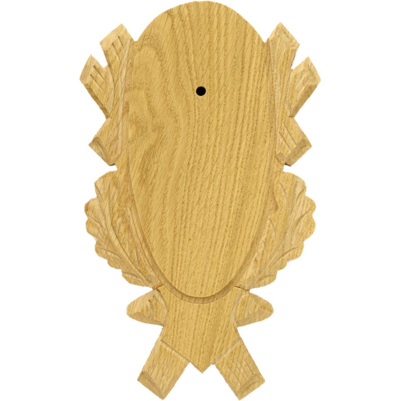 Scudetto per cervo o daino inciso chiaro