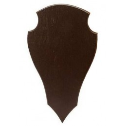 Scudetto per capriolo semplice scuro cm 21 x 13