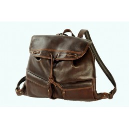 Zaino in cuoio a due tasche Buffetteria Spadoni