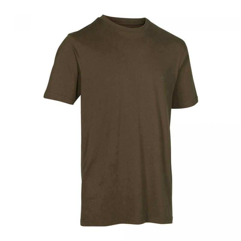 Maglietta T-Shirt 2-Pack Verde/Marrone Deerhunter