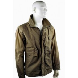 Giacca Quinta Regina Woodcock in cotone oleato beige OK