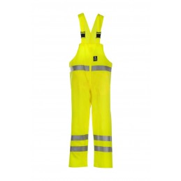 Pantaloni PROS AJ impermeabili salopette alta visibilità