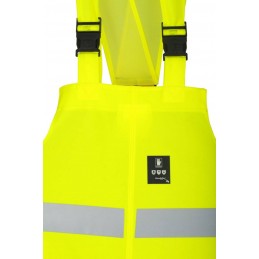 Pantaloni PROS AJ impermeabili salopette alta visibilità