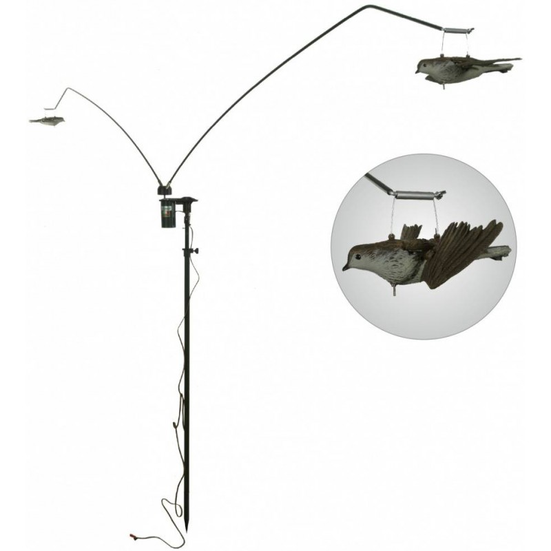 Giostra per allodola 2 braccia ali girevoli lusso German