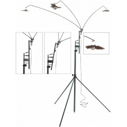 Giostra a rincorrere con 3 allodole ali girevoli lusso German
