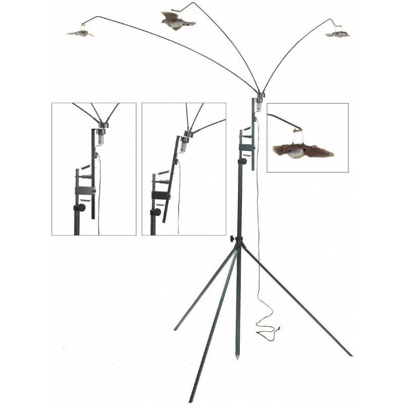 Giostra a rincorrere con 3 allodole ali girevoli lusso German