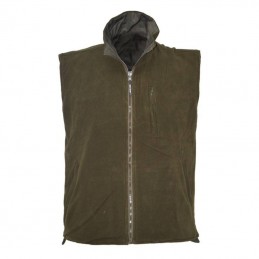 Gilet Patton reversibile con interno in pile