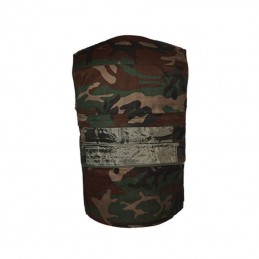 Gilet Patton con cartuccera interna alle tasche Gilet Patton con cartuccera interna alle tasche