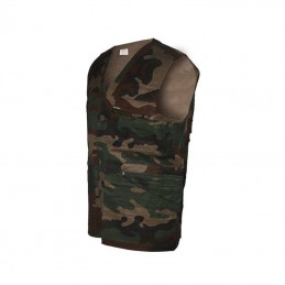 Gilet Patton con cartuccera interna alle tasche Gilet Patton con cartuccera interna alle tasche