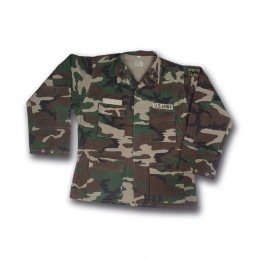 Giacca Patton in cotone rip-stop mimetico americano