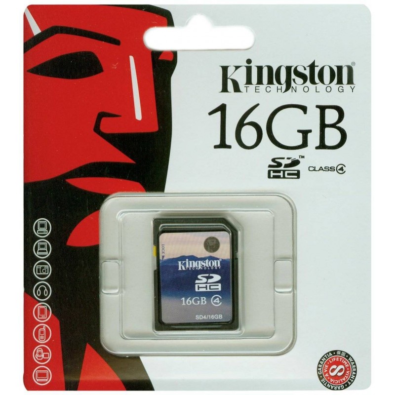 Scheda di memoria SD card 16 GB