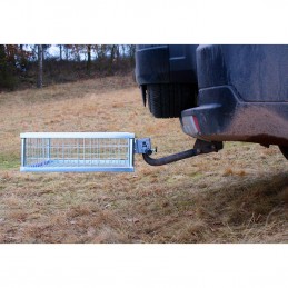 Contenitore porta selvaggina per gancio traino