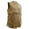 Gilet TERMINIO La Nuova Regina in canvas beige