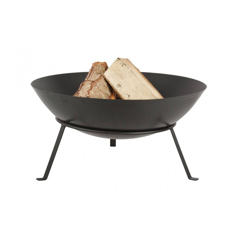 Braciere in acciaio con piedistallo removibile