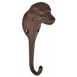 Appendiabiti labrador a gancio in ghisa