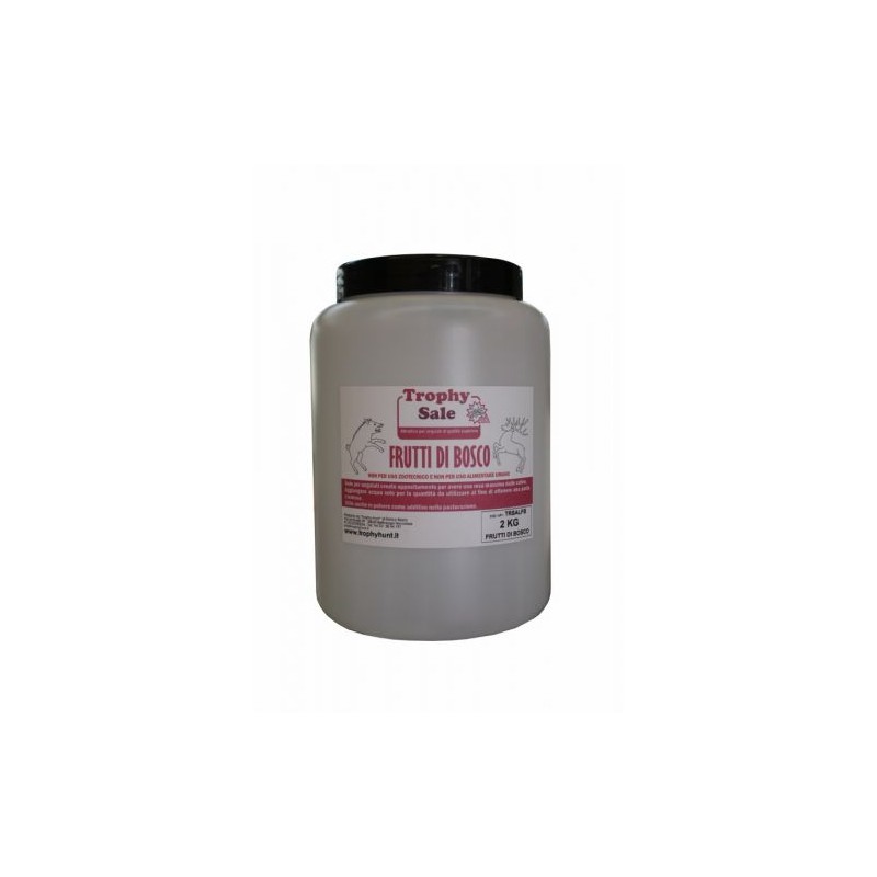 Sale in polvere ai frutti di bosco