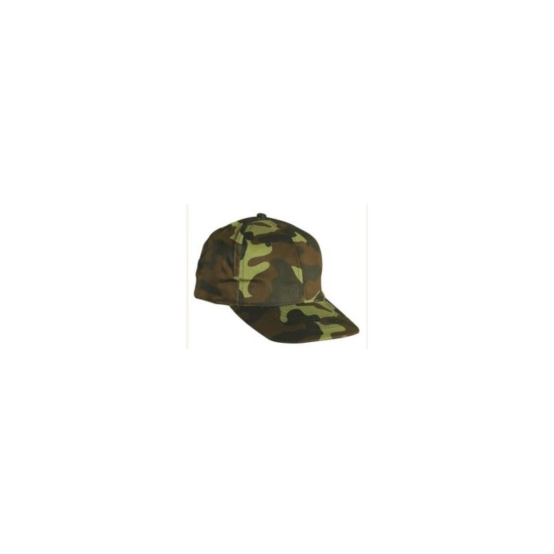 Cappello Safari Sport in cotone camo con visiera